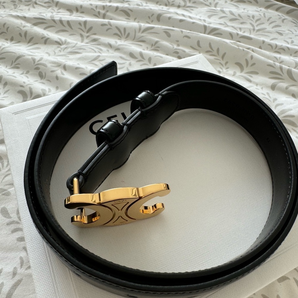 CELINE MEDIUM TRIOMPHE BELT
